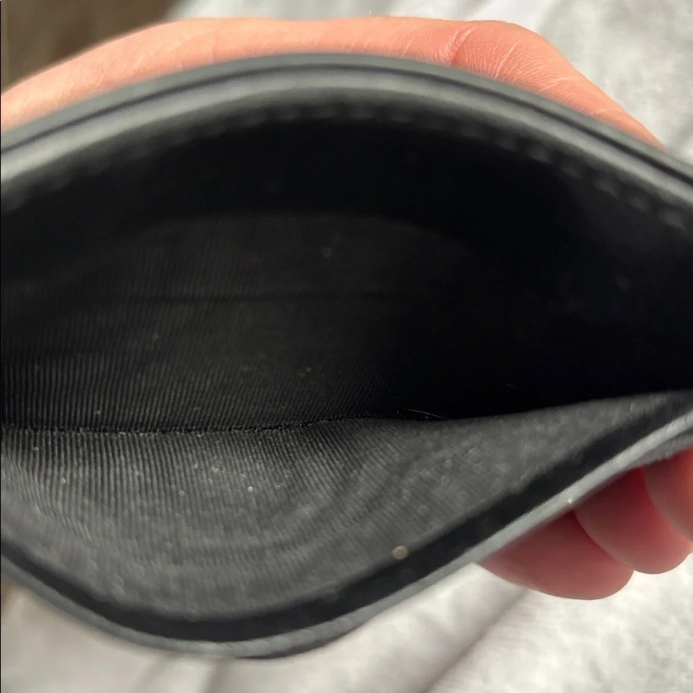 Gucci Card Case with Interlocking G in black GG Supreme canvas